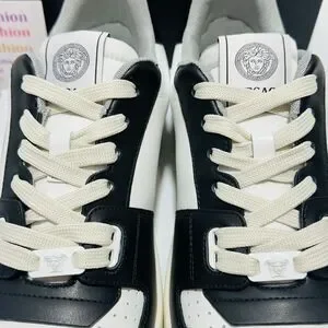 Versace | Shoes | Nib Versace Men Sneakers 44 Us 1 Black  display picture 1